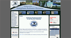 Desktop Screenshot of paauctioneers.org